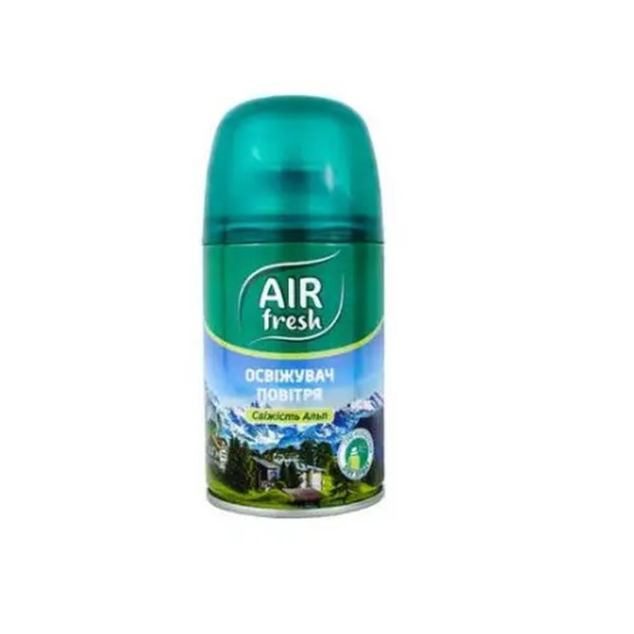 Змінний балон до освіжувача «Альпійська свіжість» 250 мл, AIR FRESH