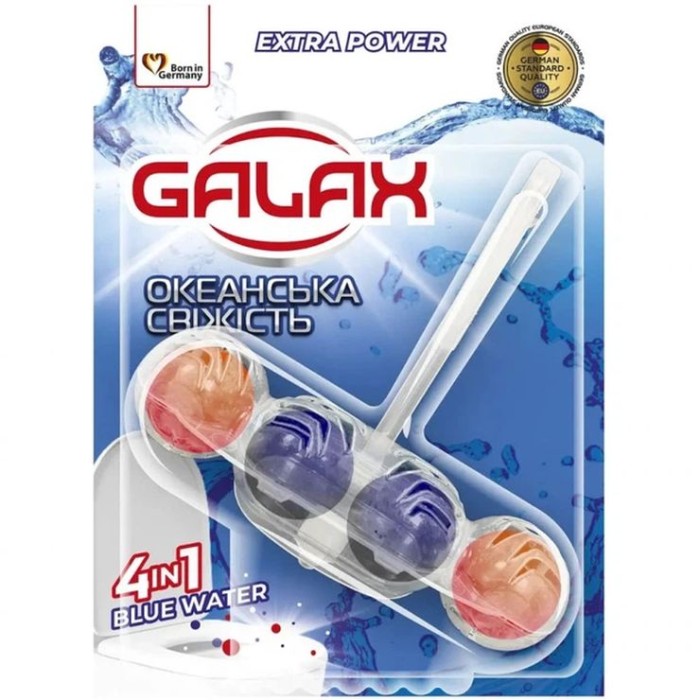 Блок для унітазу «Океанська свіжість» 55 г, Galax PowerClean