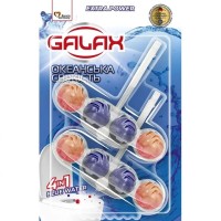 Блок для унітазу «Океанська свіжість» 2х55 г, Galax PowerClean