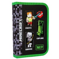 Пенал «Minecraft Reality» 21х13 см твердий на 1 відділення з клапаном HP-02, ТМ Yes