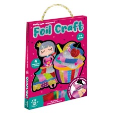 Набір для творчості «Foil craft. Принцеса» з 4 карток та 16 аркушів фольги, у коробці 30х3х22 см, ТМ Vladi Toys