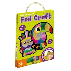 Набір для творчості «Foil craft. Птахи» з 4 карток та 18 аркушів фольги, у коробці 30х3х22 см, ТМ Vladi Toys