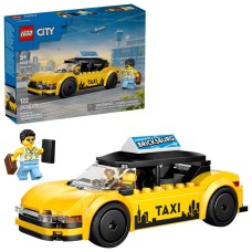 Конструктор «Жовте таксі» на 122 деталі, у коробці 19х5х14 см, ТМ Lego