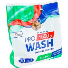 Порошок для прання «Color» для кольорових речей 1500 г, ТМ ProWash