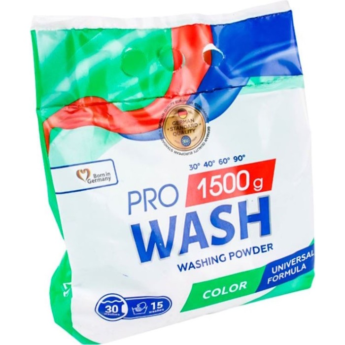 Порошок для прання «Color» для кольорових речей 1500 г, ТМ ProWash
