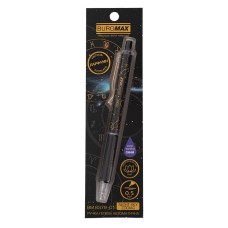 Ручка «NIGHT SKY ZODIAC» гелева автоматична 0.5 мм, синя, ТМ Buromax