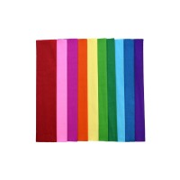 Гофро-папір 55 % 50х200 см 31 г/м2 з 10 кольорів, TM Zibi