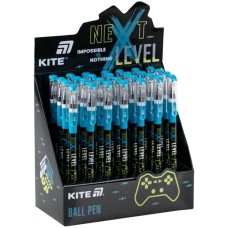 Ручка «Next Level» кулькова синя, TM Kite