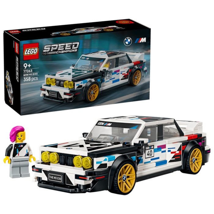 Конструктор «BMW M3 E30» на 358 деталей, у коробці 26х9х14 см, ТМ Lego