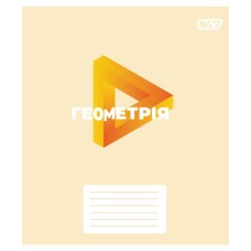 Зошит предметний на 48 аркушів у клітинку «Concept notes. Геометрія», ТМ Yes