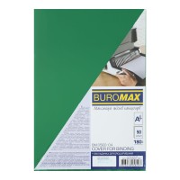 Обкладинка для брошурування А4 напівпрозора 180 мкм, зелена, ТМ Buromax