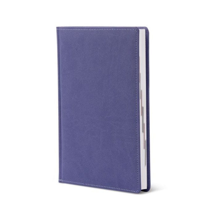 Щоденник датований «Twill» А5 на 176 аркушів, бузковий, ТМ Brisk
