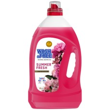 Гель для прання «Літня свіжість» 3,8 л універсал, WASH&FREE