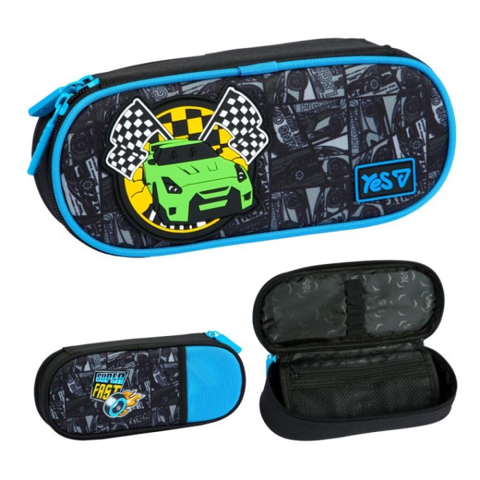 Пенал «Super Racer» 22х9х5 см м'який HP-33, ТМ Yes