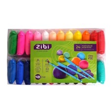 Повітряний пластилін на 24 кольори по 10 г зі стеками, KIDS Line