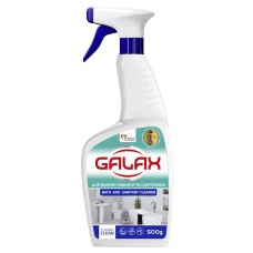 Засіб для миття ванної кімнати та сантехніки «Galax. Антиналіт» 500 г, das PowerClean
