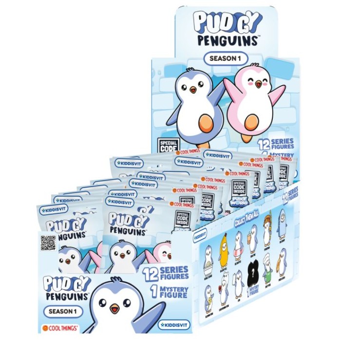 Іграшка-сюрприз COOL THINGS «Pudgy Penguins. Пригоди пінгвіна Пакса» 5,5 см, в асортименті, у пакеті