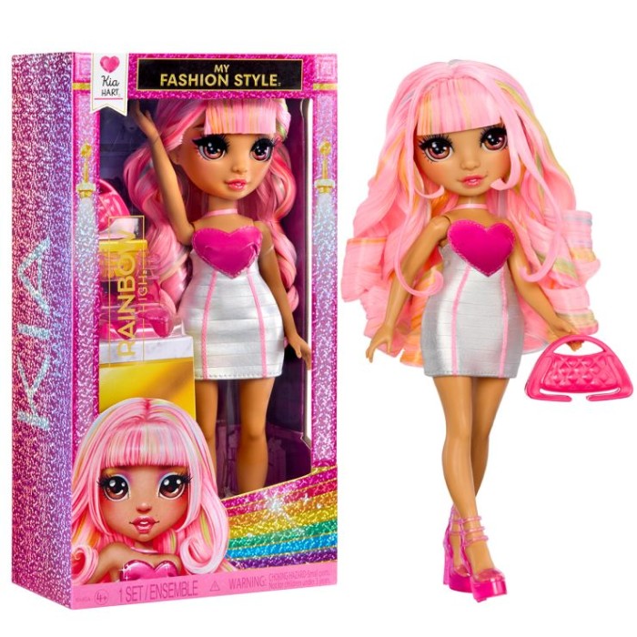 Лялька RAINBOW HIGH «Мій модний стиль. Кіа» 27 см з аксесуарами, у коробці 28х8х15 см