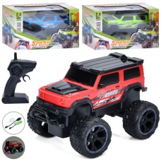 Джип 25 см 1:16 р/к 2.4G на акумуляторі зі світлом, паром, димом, гумовими колесами та USB, в асортименті, у коробці 32х19х19,5 см.