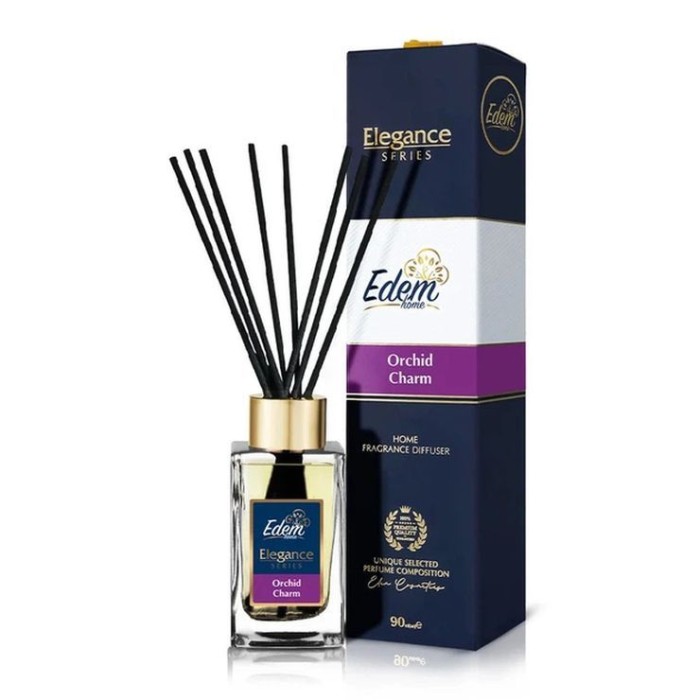 Аромадифузор «Elegance. Orhid Charm» 90 мл з паличками, ТМ Edem