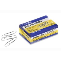 Скріпки нікельовані круглі 25 мм, 100 шт, ТМ Economix