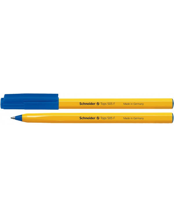 Ручка шариковая, синяя, F 505, ТМ Schneider