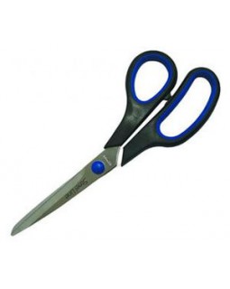 Ножницы офисные 20 см, ручки с резиновыми вставками, ТМ Economix.