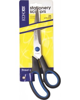 Ножницы офисные 25 см, ручки с резиновыми вставками, ТМ Economix