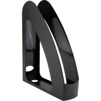 Лоток «Веселка» вертикальний пластиковий чорний 300х230х80 мм, ТМ Economix