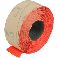 Етикетки-цінники 22х12 мм червоні, 1000 шт, ТМ Economix