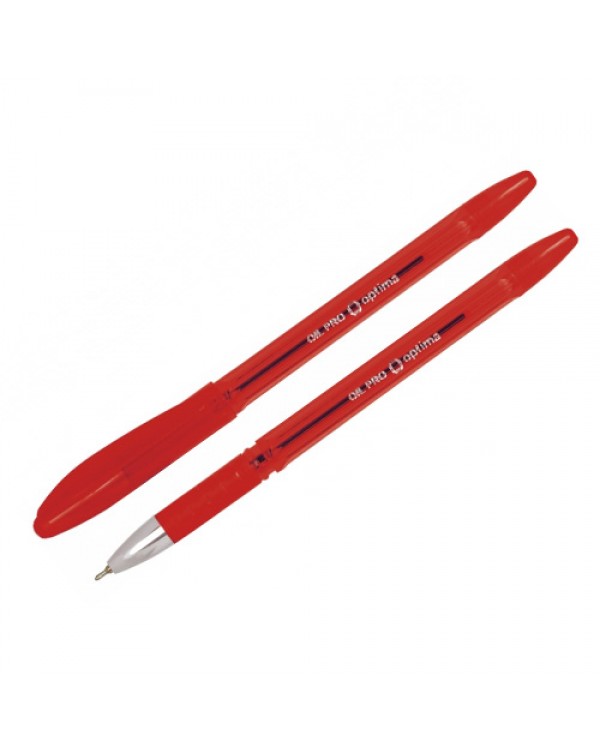 Ручка «OIL PRO», масляна, червона, ТМ Optima