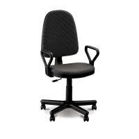 Крісло поворотне «Престиж» чорне, Новий Стиль