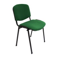Стілець на рамі «ISO BLACK», зелений, Новий Стиль