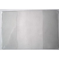 Обкладинка на паспорт прозора 95х135 мм з ПВХ, ТМ Tascom