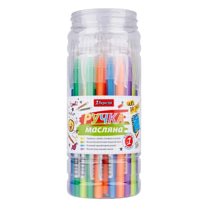 Ручка «Radium» кульково-масляна синя, TM 1 Вересня