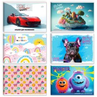 Альбом А4 8 аркушів 100 г/м2 на скобі, ТМ Brisk