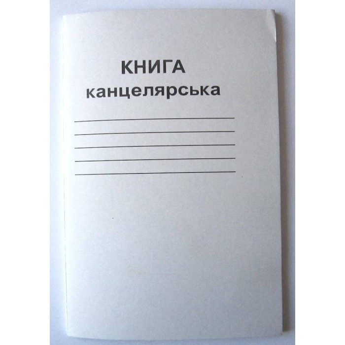 Канцелярська книга на 48 аркушів у клітинку на скобі з картонною обкладинкою, ТМ Brisk