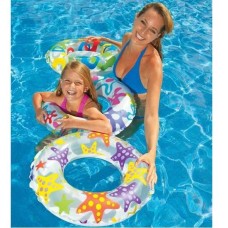 Коло надувне «Яскраве» 61 см з максимальним навантаженням до 80 кг, від 6 років, в асортименті, у коробці 25х3х16 см, ТМ Intex