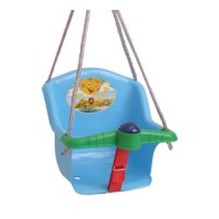 Гойдалка «Сонечко» підвісна пластикова з м'яким ременем 36х36х33 см, ТМ Технок