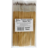 Пензлик білка круглий №1, ТМ Leader