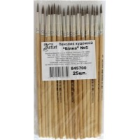 Пензлик білка круглий №5, ТМ Leader