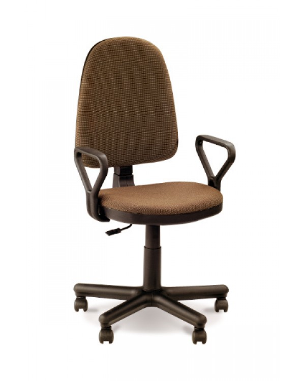 Кресло поворотное «Престиж» цвет - коричневый, Новый Стиль