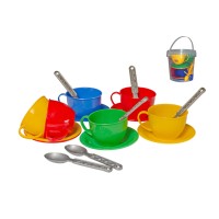 Набір посуду «Чайний набір», у відерці 39х39х29 см, ТМ Технок