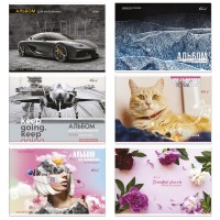 Альбом А4 30 аркушів 100 г/м2 на скобі, ТМ Brisk