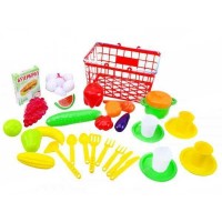 Набір продуктів «Пікнік» кошик, фрукти та овочі, ТМ Оріон