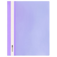 Папка-швидкозшивач А4 з прозорим верхом без перфорації, фіолетова, ТМ Economix