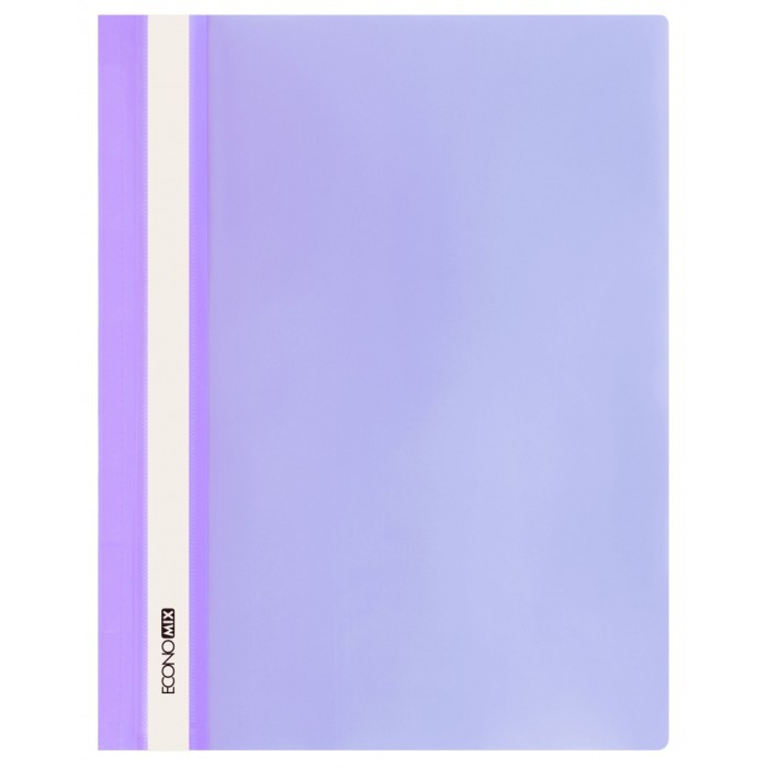 Папка-швидкозшивач з прозорим верхом, А4, без перфорації, фіолетова, ТМ Economix