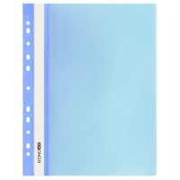 Папка-швидкозшивач А4 з прозорим верхом та перфорацією блакитна, ТМ Economix