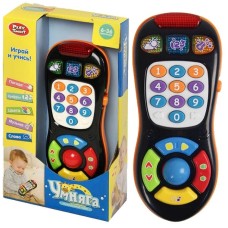 Пульт музичний зі світлом та українською озвучкою, на батарейці, у коробці 21х12,5х5,5 см