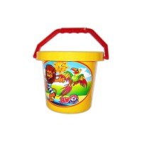 Відерко для піску з наклейкою, в асортименті, 20х18х15 см, ТМ Технок